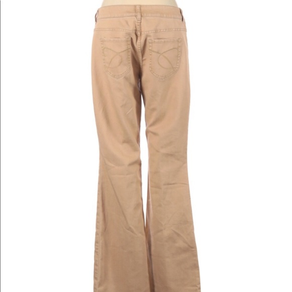 CHICOS  size 0 tan wide leg pants - Picture 2 of 8